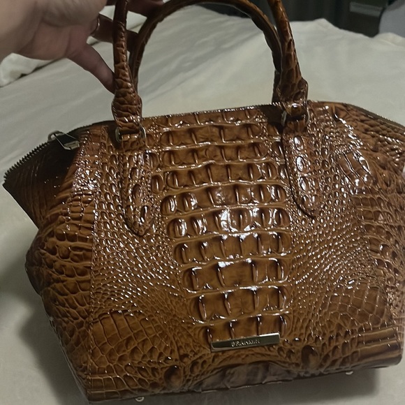 BRAHMIN- Croc-embossed Genuine Leather - Picture 6 of 8
